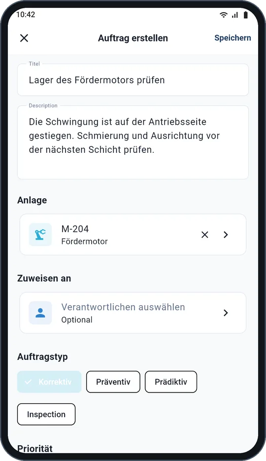 Aufträge und Beobachtungen vor Ort