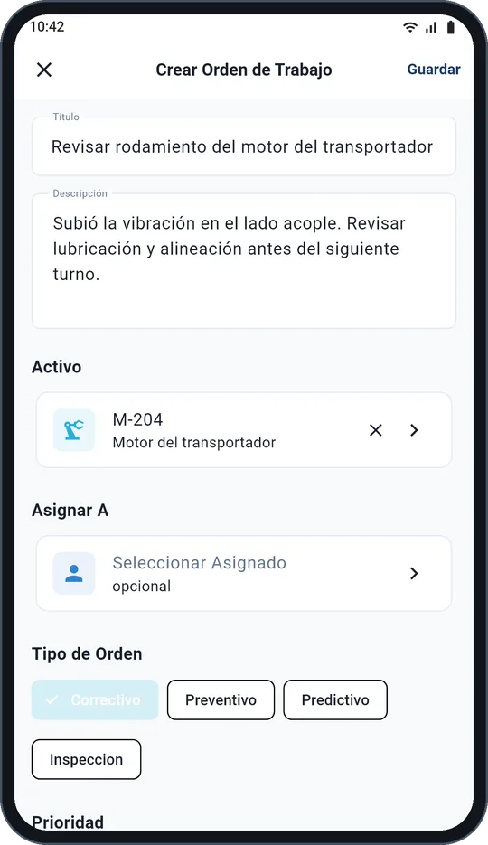 Órdenes y observaciones desde el campo