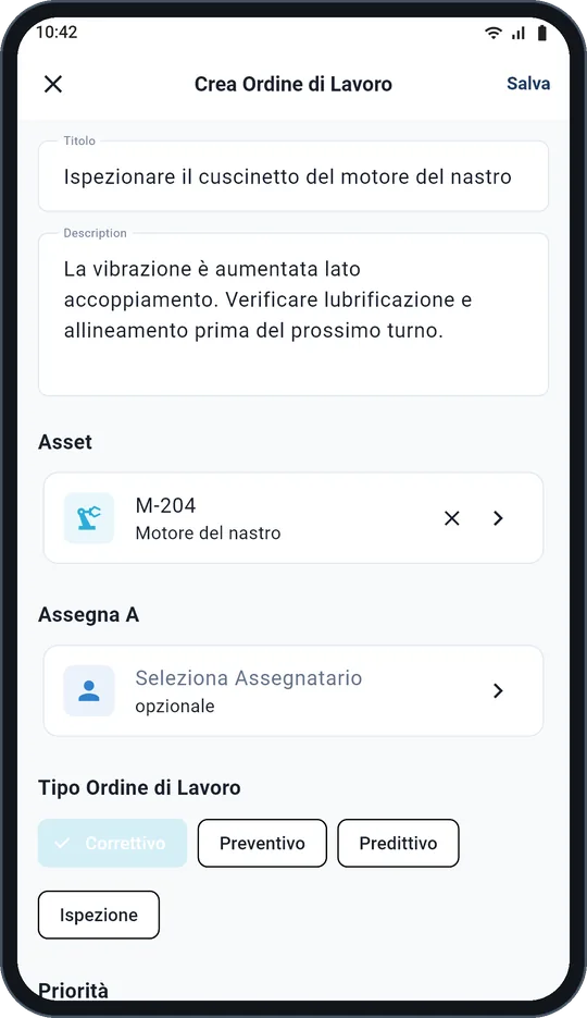 Ordini e osservazioni dal campo